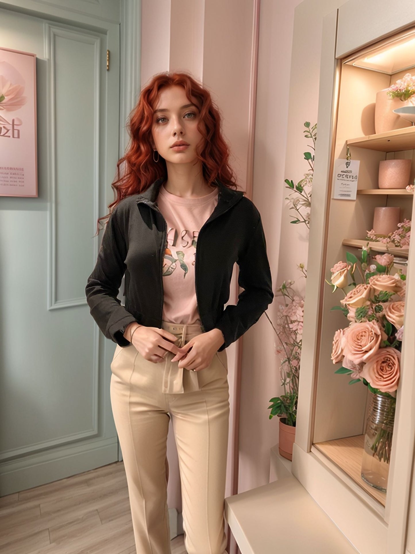 Siyah Kısa Fermuarlı Crop Hırka – Günlük Kiralık Hırka | Lauvanta